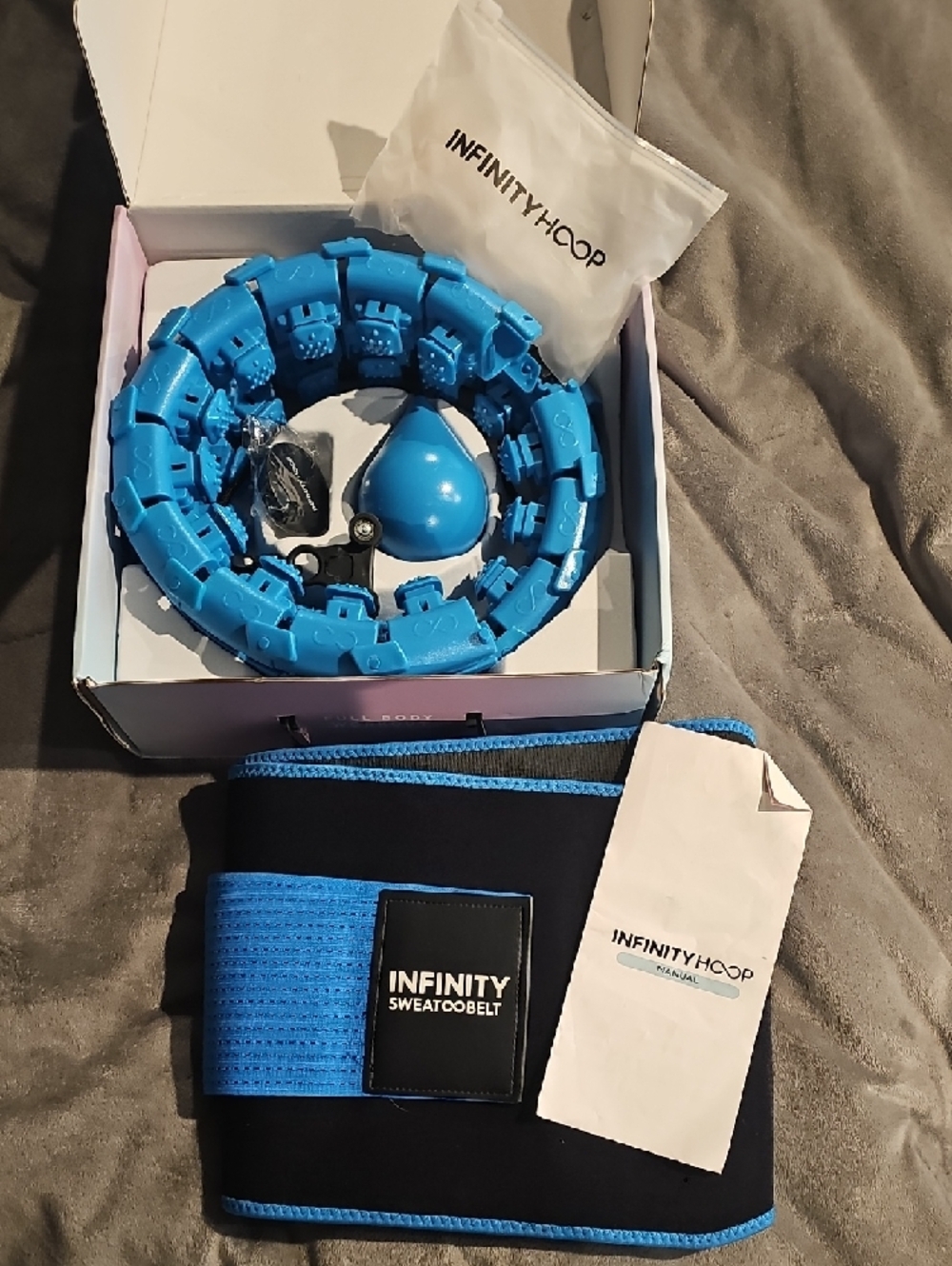 INFINITY Hoop Detachable Weighted Fitness Hoop - Picture 3 of 3